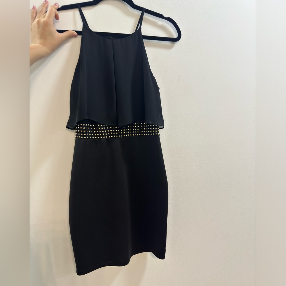Black dress BCX cocktail junior dress